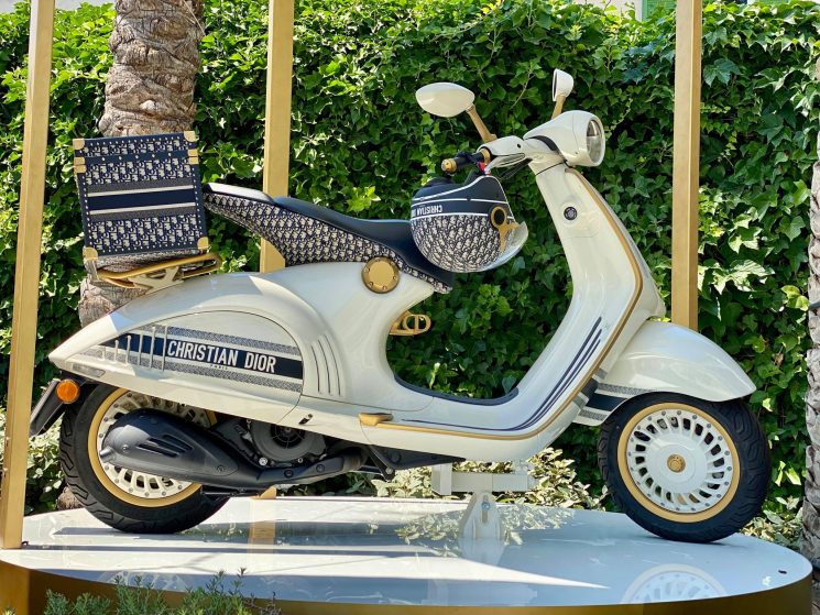 dior scooter vespa