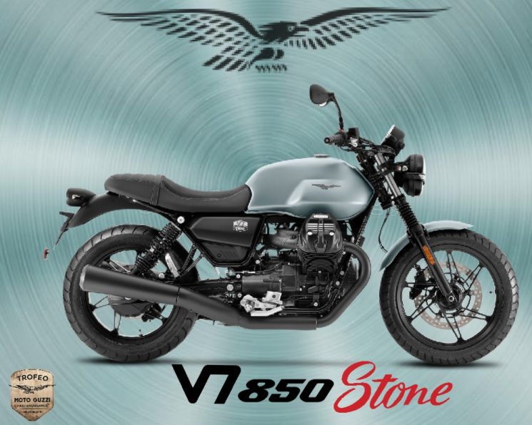 800$ de rabais pour les Moto-Guzzi v7-850 stone