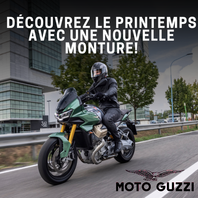 Moto Guzzi promotion Mars / Avril  2024