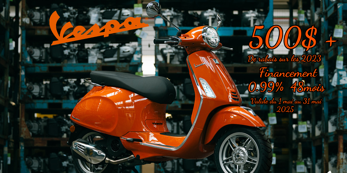 Promotion Vespa mai 2025
